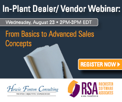 In-plant Dealer/Vendor education series webinar